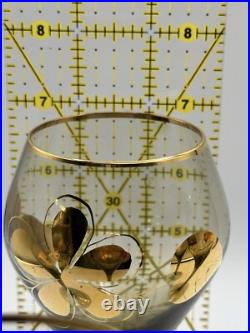 Vintage Bohemian 1950's Ludwig Moser & Sons Glass Decanter and Wine Glass Set Vintage Bohemian 1950's Ludwig Moser & Sons Glass Decanter and Wine Glass Set