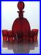 Vintage-Bohemian-Art-Deco-Ruby-Glass-Decanter-Set-5-Shot-Glasses-1920s-1940-01-noia