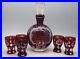 Vintage-Bohemian-Cranberry-Etched-Glass-Decanter-with-5-Etched-Cordial-Glasses-01-qmz