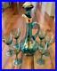 Vintage-Bohemian-Decanter-6-Goblets-Aqua-Blue-Glass-Gold-Floral-Details-01-tkq