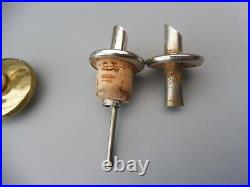 Vintage Brass 4 Decanter Spirit Tantalus