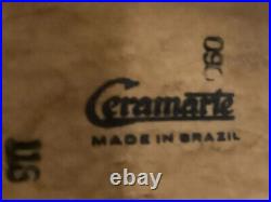Vintage Brazilian Rare Decanter 8 Piece Set Designed By Ceramarte for Budweiser