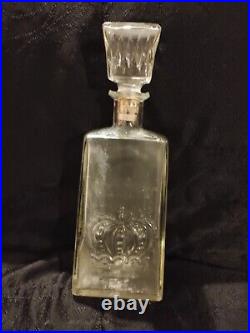 Vintage Bundle Of 5 Glass/Crystal Decanters With Stoppers