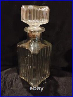 Vintage Bundle Of 5 Glass/Crystal Decanters With Stoppers