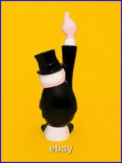 Vintage Ceramic Figural Decanter Gentleman Top Hat Whiskey Barware Liquor Bottle