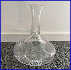 Vintage Christofle Crystal Wine Bottle Decanter Vase 9