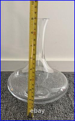 Vintage Christofle Crystal Wine Bottle Decanter Vase 9