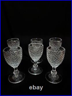 Vintage Classic 7 Pcs Crystal Decanter Set with Glasses