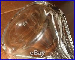 Vintage Clear Crystal Baccarat Tallyrand Decanter & Stopper