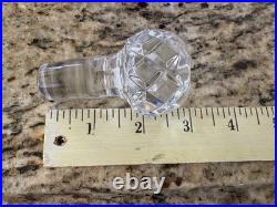 Vintage Cobalt Blue Cut to Clear Lead Crystal Decanter 550 8.1.25