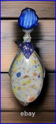 Vintage Collectible MURANO ART GLASS Hand Blown Clown Decanter/Bottle Italy 16