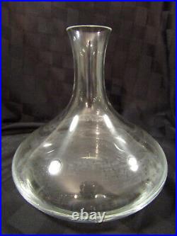 Vintage Commanderies de Bordeaux Glass Decanter Wine Carafe Spirits 1 Liter