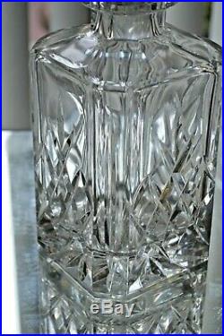 Vintage Crystal DECANTER Liquor Whisky Pottery & Glass Glass Glassware