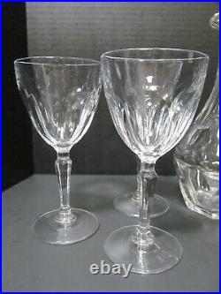 Vintage Crystal Decanter & 6 Glass Set