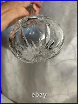 Vintage Crystal Glass Decanter Gorham Sterling Stopper