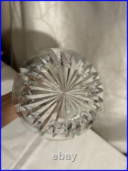 Vintage Crystal Glass Decanter Gorham Sterling Stopper