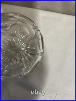 Vintage Crystal Glass Decanter Gorham Sterling Stopper