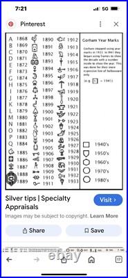 Vintage Crystal Glass Decanter Gorham Sterling Stopper