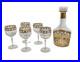 Vintage-Culver-Valencia-Pattern-Decanter-Glasses-Bar-Set-22-Carat-Gold-01-ic