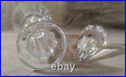 Vintage Cut Crystal Glass DECANTER High Cone Stopper