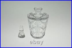 Vintage Czech Glass Decanter, Decanter Glass, Vintage Decanter, Cut Glass