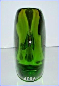 Vintage Czech Vladimir Mika Art Glass Vase 359