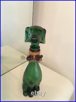 Vintage Dachshund Decanter With Collar 14