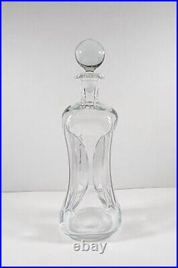 Vintage Danish Holmegaard Clear Glass Decanter with Stopper 13