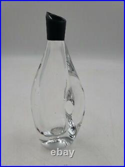 Vintage Daum Nancy Glass Decanter 8.5 Tall