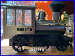 Vintage Dc328 Train Locomotive Music Box Decanter Works In Original Box