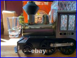 Vintage Dc328 Train Locomotive Music Box Decanter Works In Original Box