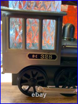 Vintage Dc328 Train Locomotive Music Box Decanter Works In Original Box