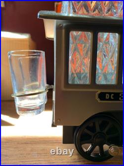 Vintage Dc328 Train Locomotive Music Box Decanter Works In Original Box