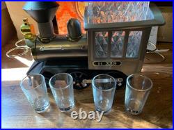 Vintage Dc328 Train Locomotive Music Box Decanter Works In Original Box