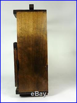 Vintage Decanter Set in Wood Carrier Bourbon Scotch