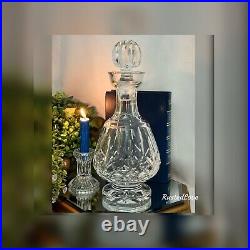 Vintage Decanter Waterford Crystal Lismore Crystal Brandy Decanter With Stopper