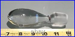 Vintage Decor Large Alcohol Water Glass Decanter Carafe Bottle 15H No Chips