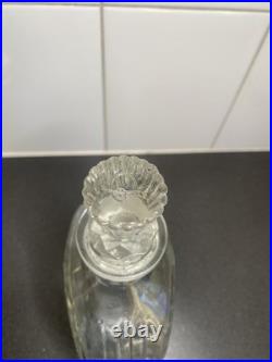 Vintage Dewars Scotch Whisky 1846-1962 Glass Decanter Bottle 24cm Tall