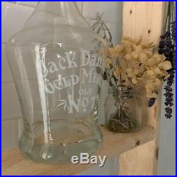 Vintage Early 80s Jack Daniels Old No 7 Gold Medal Glass Bottle Decanter Barware
