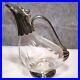 Vintage-Elegant-Glass-Duck-Decanter-Silver-plated-Head-Tail-Handle-Crystal-Body-01-awx
