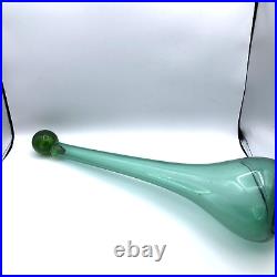 Vintage Empoli 21 Italian Genie Bottle Decanter with Ball Stopper