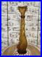 Vintage-Empoli-Amber-Glass-Genie-Bottle-Decanter-Dolphin-Fish-MCM-Italy-15-5-01-ixvi