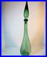 Vintage-Empoli-Decorative-Green-Glass-Genie-Bottle-Decanter-Retro-MCM-22-01-yeba