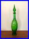 Vintage-Empoli-Genie-bottle-decanter-Lime-green-Rare-Quilted-pattern-stopper-01-wrjg
