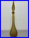 Vintage-Empoli-Hobnail-Decanter-Italian-Glass-Amber-MCM-Genie-Bottle-22-01-hhcr