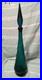 Vintage-Empoli-Italian-Glass-Decanter-Stopper-Grapes-Cherries-Teal-23-Tall-01-ljcd