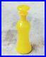Vintage-Empoli-Italian-Yellow-Opaline-Blown-Glass-Decanter-01-qisi