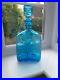 Vintage-Empoli-Italian-blue-art-glass-geometric-pattern-decanter-genie-bottle-01-pch