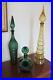 Vintage-Empoli-Italy-Art-Glass-Green-Diamond-Pineapple-Genie-Bottle-Decanter-22-01-km