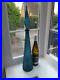 Vintage-Empoli-Large-Italian-blue-glass-wave-pattern-decanter-genie-bottle-01-kdhp